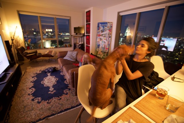 Ananya Birla enjoying a cozy evening at home