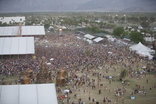 The Massive Crowd at Coachella Music Festival