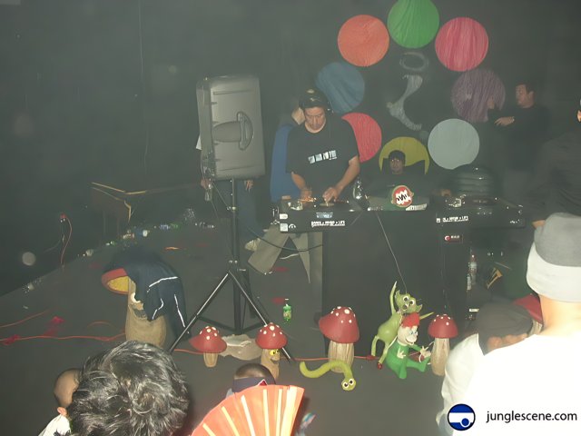 DJ Energizing the Crowd