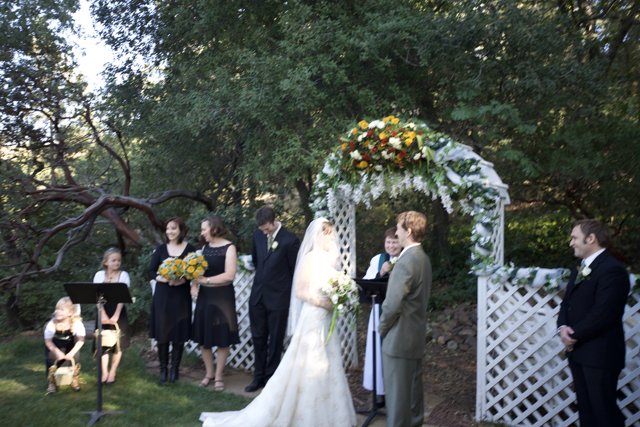 A Beautiful Backyard Wedding