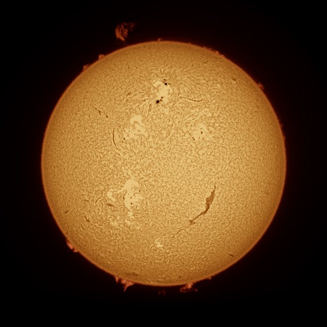 The Sun in Hydrogen-Alpha: Full Solar Disk 2026