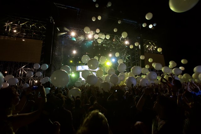 Balloon Glow at Coachella 2011