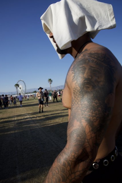 Inked Impressions: Casual Confidence at Coachella 2024
