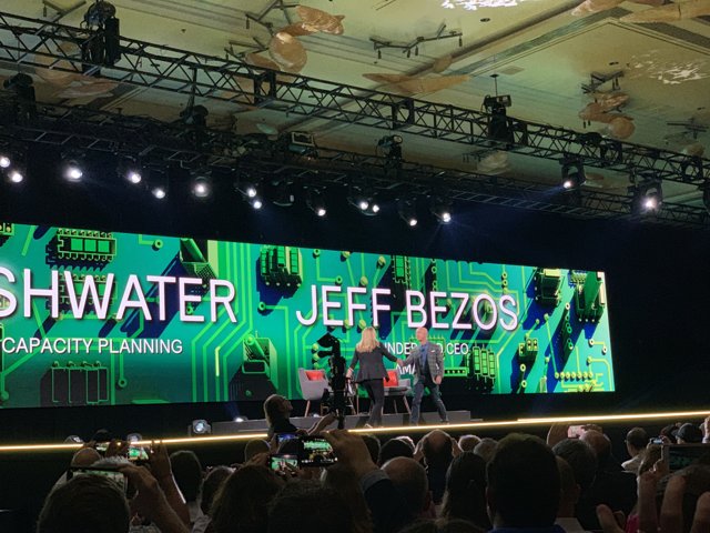Jeff Bezos Rocks the Crowd at Amazon re:Invent Conference