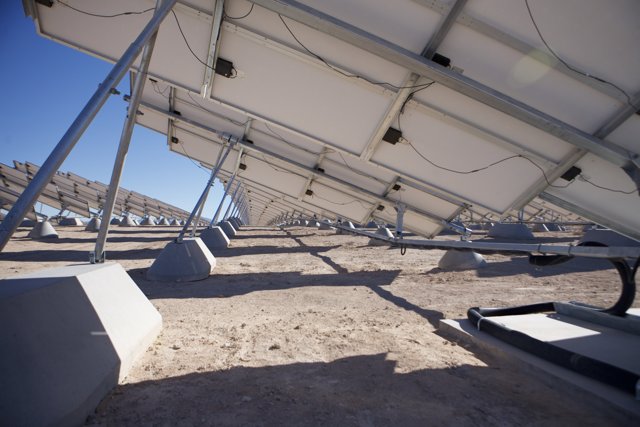 Solar Panels in the Desert