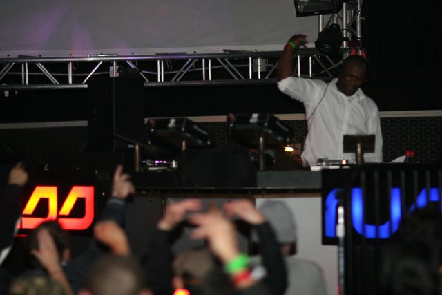 DJ Sparks the Crowd