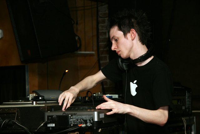 The Teenage DJ in Black