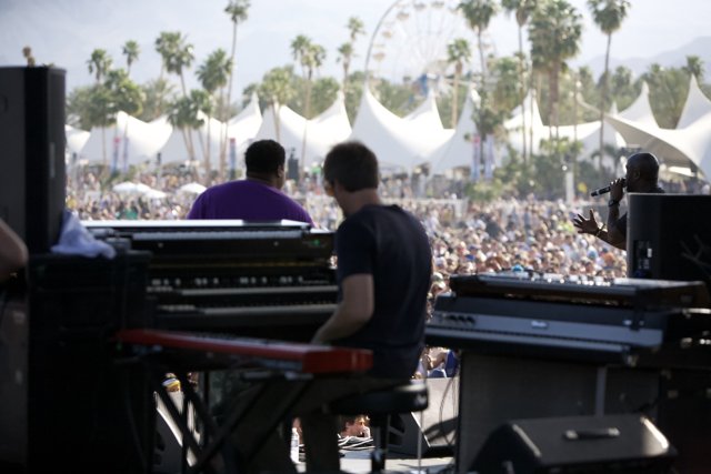 Piano jamming at Coachella