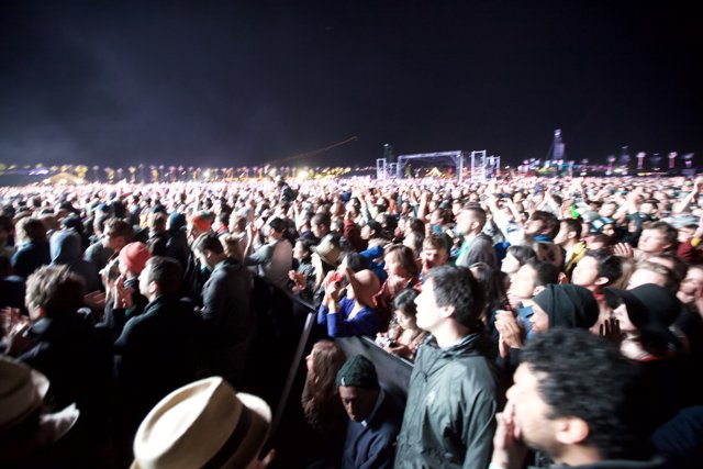 Night Lights and Crowds at Coachella 2012