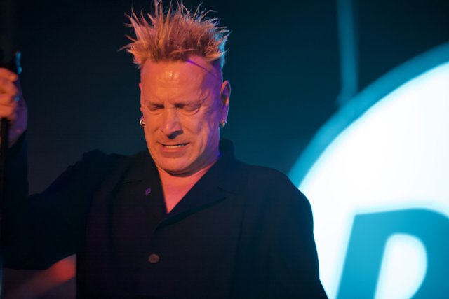 John Lydon Rocks the Crowd with his Mohawk