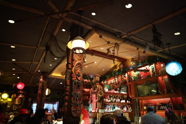 The Illuminated Pub of Disneyland Hotel