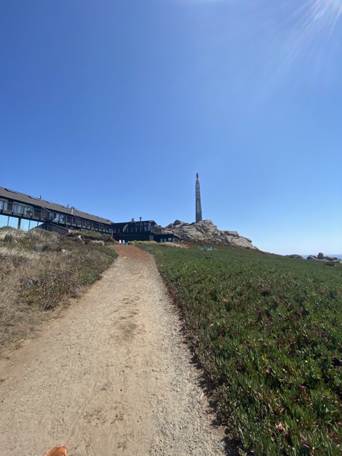 A View of Jenner Lighthouse from the Hilltop