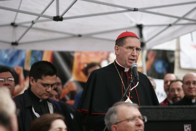 Cardinal Daniel DiNardo Speaks at Ceremony