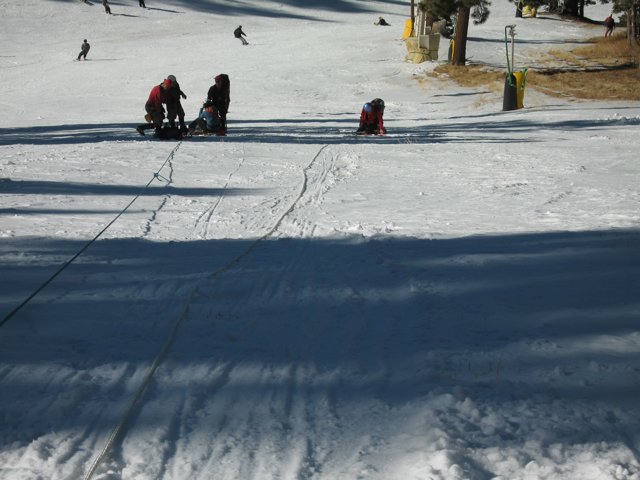 Skiing Down the Slopes