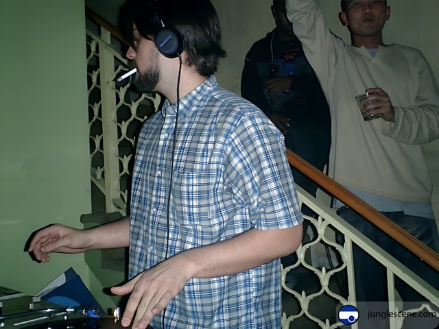 DJ Ryan K and Qiu Shengjiong Performing in 2003