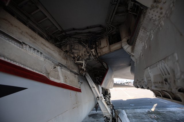 Aircraft Weapons Bay Exposed - USS Hornet Museum