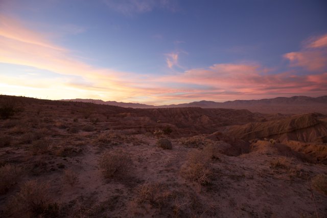 A Fiery Sunset in Death Valley