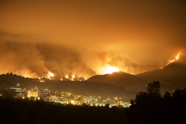 Devastating Station Fire Engulfs Cityscape and Hillsides
