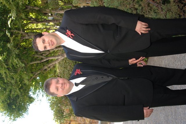 Two Grooms Celebrate Their Wedding Day Together