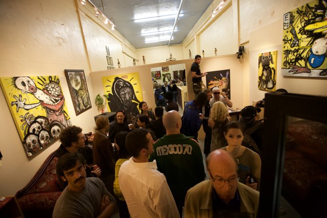Art lovers gather at Artwalk