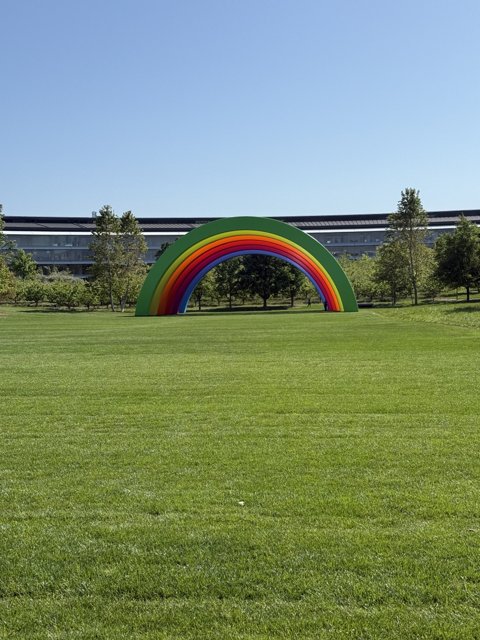 Rainbow Path at Apple Park