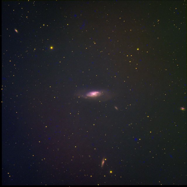 M106 Galaxy in Narrowband SHO Palette - Deep Space Astrophotography