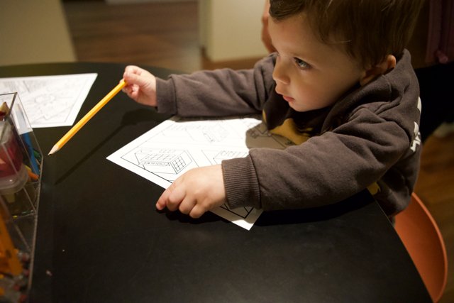 Innocence Meets Creativity: Toddler's Art Adventure