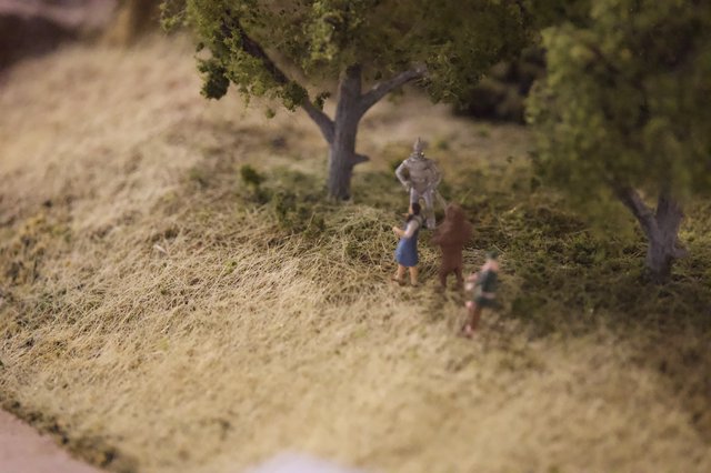 Wizard of Oz Miniature Diorama in Forest Setting
