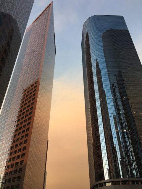 Urban Skyscrapers in Los Angeles