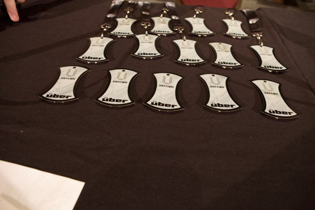 A Table of Badges