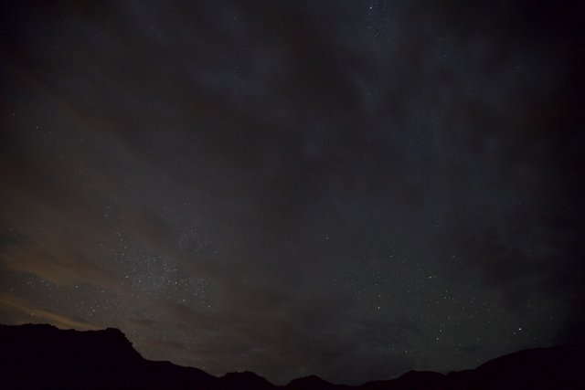Starry Night Under the Desert Sky