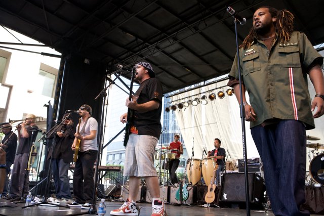 Ozomatli Band Performing Live on Stage