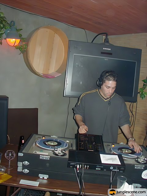 DJ Marco Borriello Mixing Music at Respect 1