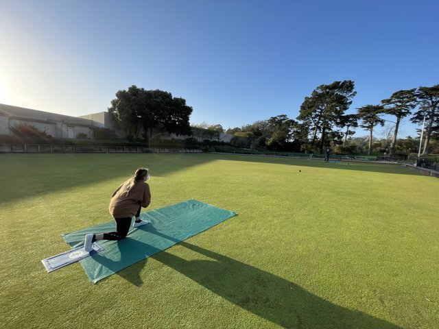 Practicing Golf in Golden Gate Park
