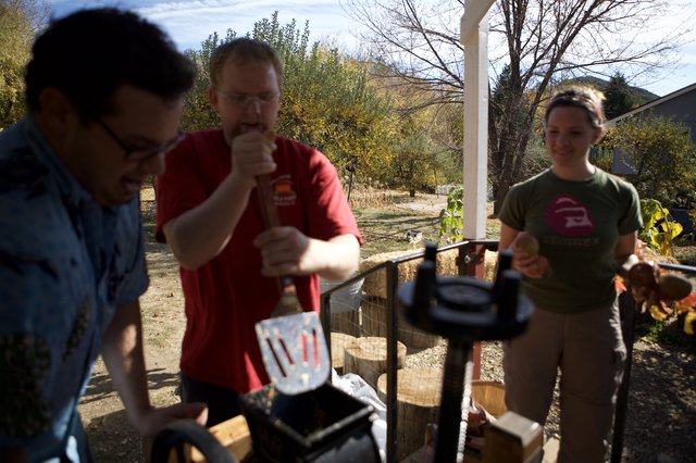 Autumn Apple Pressing at the Farm