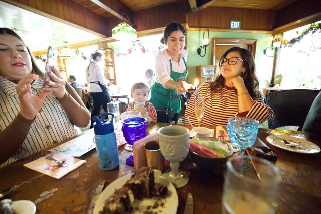 Family Dining Experience at Festive Restaurant