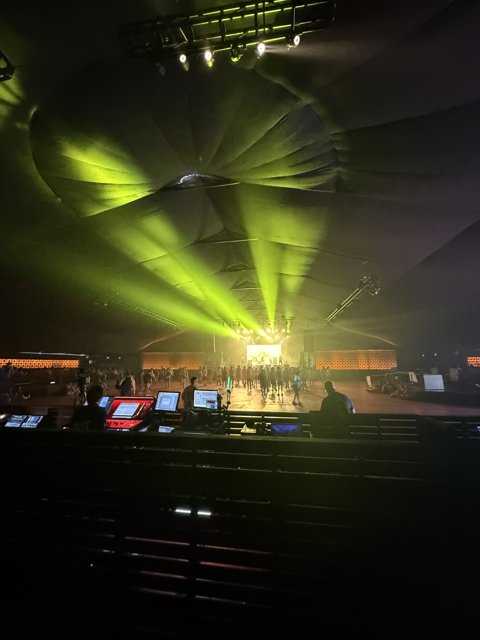 Glowing Rhythms Under the Big Tent