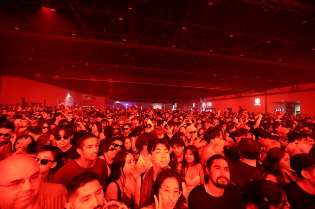 Massive Crowd Bathed in Red at Wobbleland 2026
