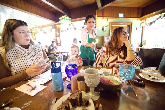 Family Dining Experience at Festive Restaurant