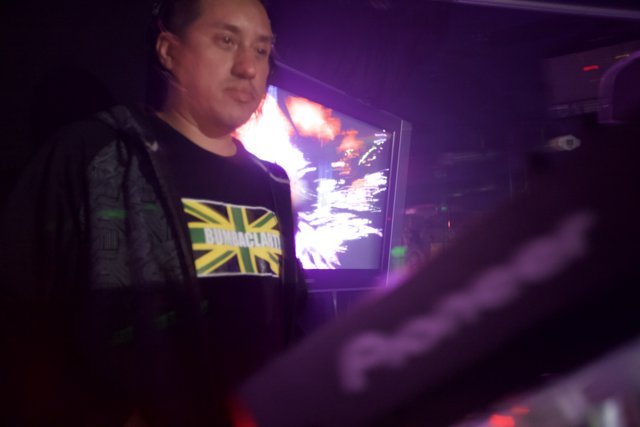 DJ-ing at Wreck Sanctum 1