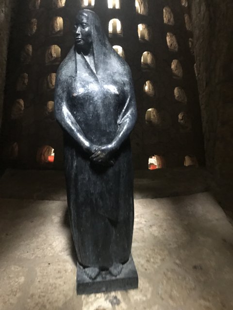 Cryptic Sculpture of a Woman