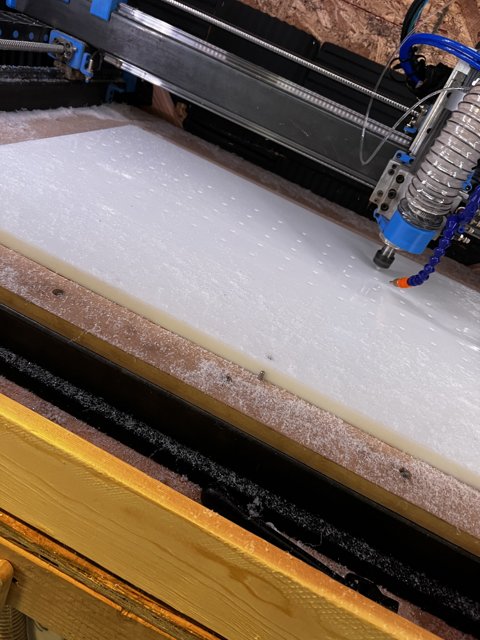 Foam Cutting Machine at Work