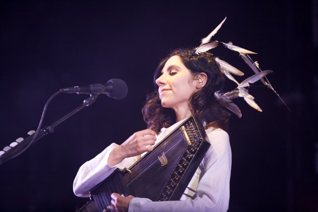 Feathered Musician: PJ Harvey's Solo Performance