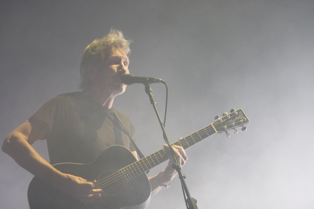 Roger Waters Rocks the Stage with His Guitar