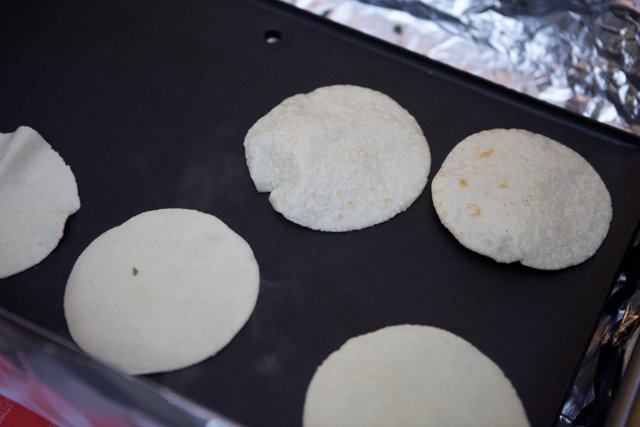 Tortillas on a Pan