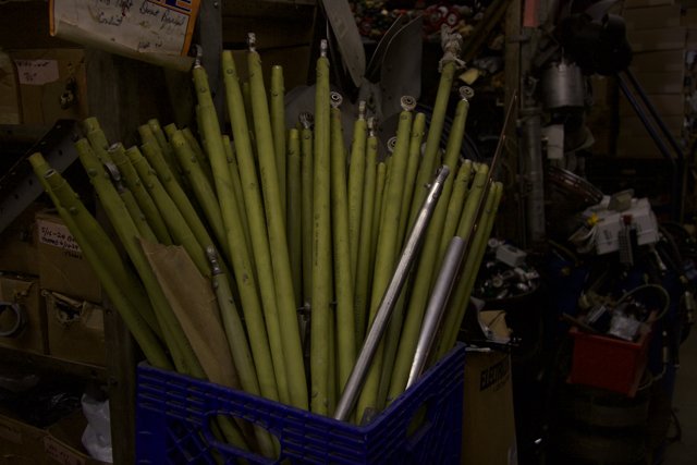 Sticks in a Bamboo Basket