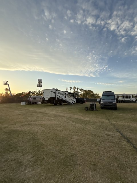 Sunset at Empire Polo Club