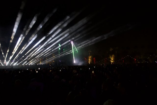 Illuminated Euphoria: Coachella 2024 Night Spectacle