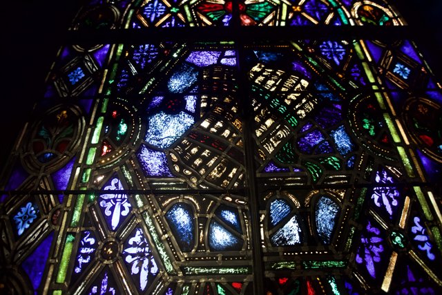 The Stained Glass Beauty of the Temple of Israel