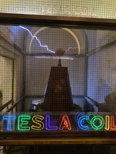 Illuminated Tesla Coils
